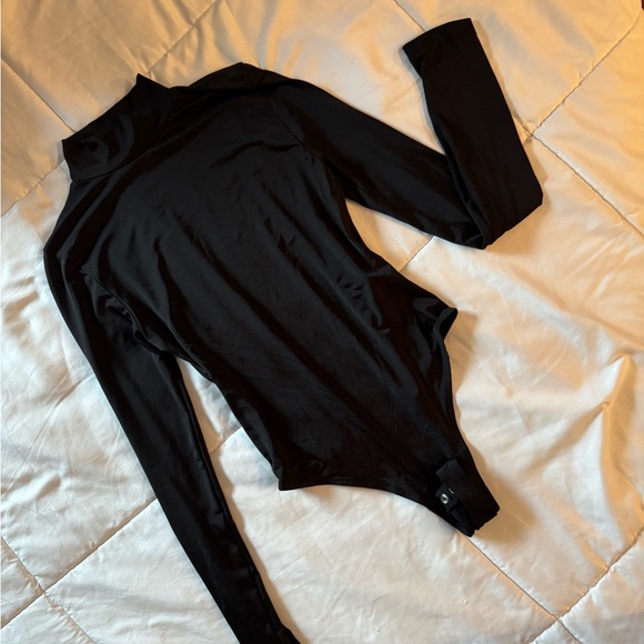 PrettyLittleThing Tops - PrettyLittleThing Black High Neck Bodysuit